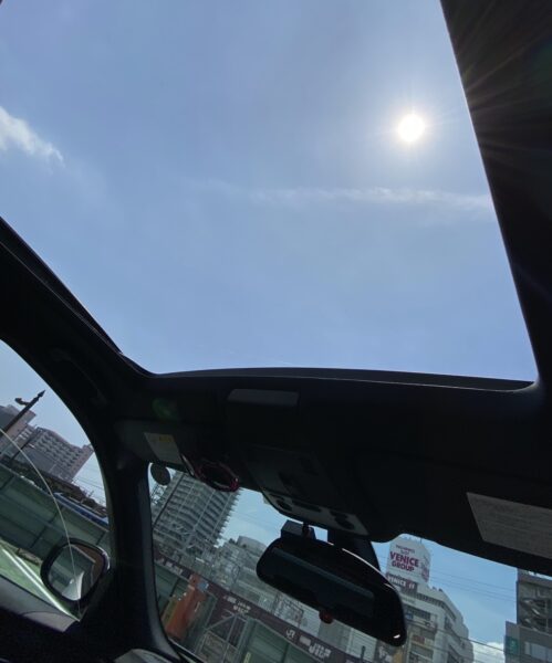 E91 Panoramic Sunroof Open